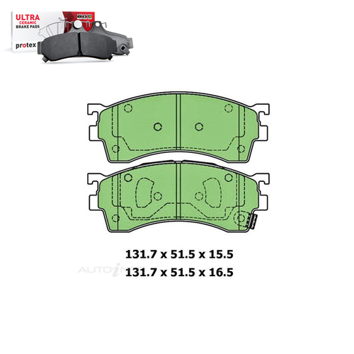 Front Brake Pad Set FOR Eunos 500 Ford Telstar Mazda 323 626 MX6 91-03 DB1255 