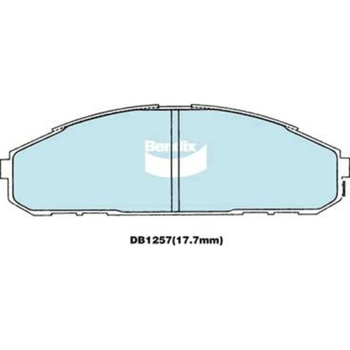 BENDIX HD DISC BRAKE PAD SET DB1257 HD