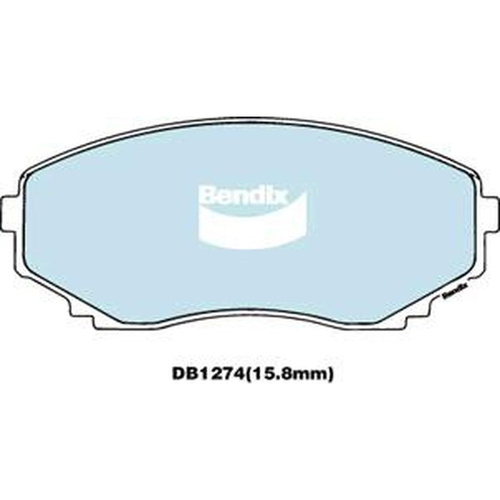 BENDIX GCT DISC BRAKE PAD SET DB1274 GCT