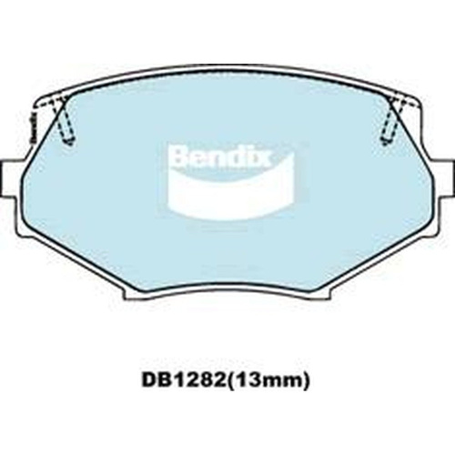 BENDIX GCT DISC BRAKE PAD SET DB1282 GCT