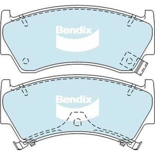 BENDIX GCT DISC BRAKE PAD SET DB1302 GCT