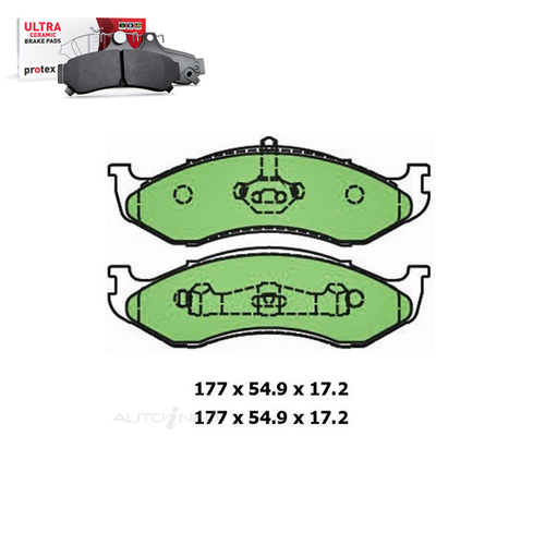 Front Brake Pad Set FOR Jeep Cherokee XJ Grand WJ ZG Kia Carnival 93-07 DB1311 