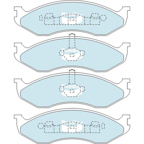 BENDIX HD DISC BRAKE PAD SET DB1311 HD