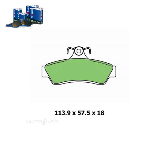 Holden Commodore VT-VZ Statesman WH-WL Monaro Rear Brake Pad Set 97-06 DB1332