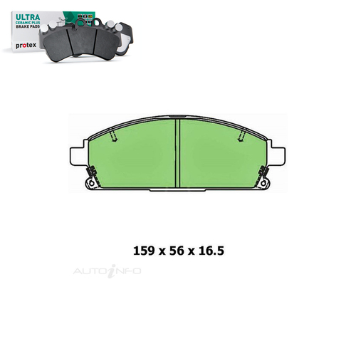 Front Brake Pad Set FOR Honda MDX Isuzu Filly Nissan Elgrand R50 96-10 DB1333 