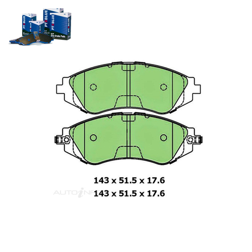 Front Brake Pad Set FOR Daewoo Cielo Lanos Nubira J100 Holden Viva 95-09 DB1347 