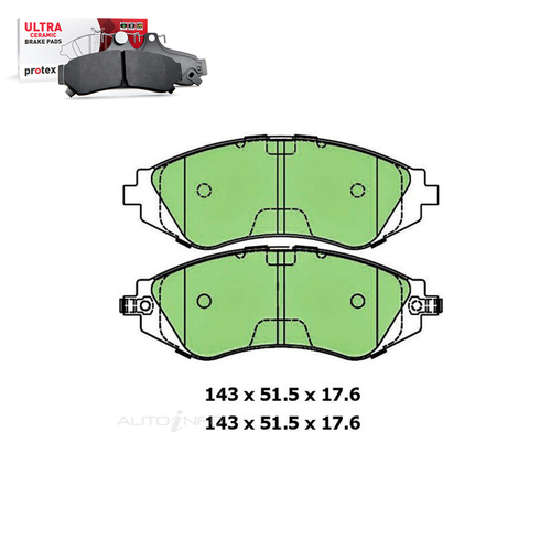 Front Brake Pad Set FOR Daewoo Cielo Lanos Nubira J100 Holden Viva 95-09 DB1347 