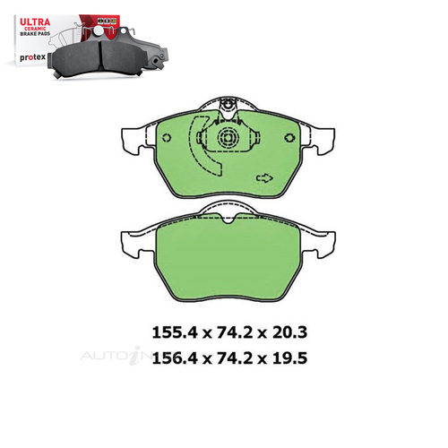 Front Brake Pad Set FOR Audi A4 B5 Holden Vectra Saab 9-3 9-5 900 95-10 DB1351 