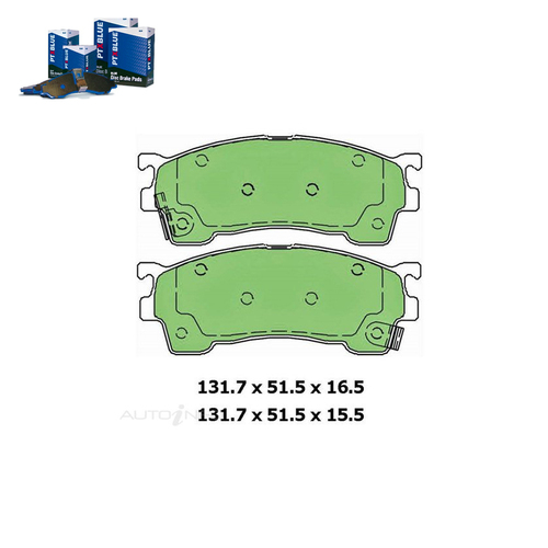 Front Brake Pad Set FOR Ford Laser KQ Mazda 323 BJ BG Premacy CP 89-05 DB1362 