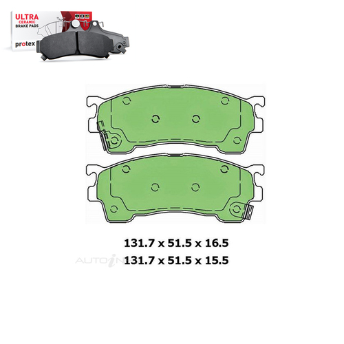 Front Brake Pad Set FOR Ford Laser KQ Mazda 323 BJ BG Premacy CP 89-05 DB1362 