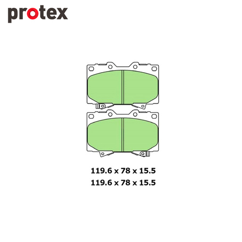 Ultra 4WD Brake Pad Set FOR Honda Odyssey Toyota Landcruiser Lexus LS LX DB1365F