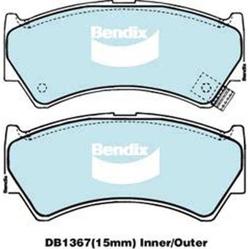 BENDIX GCT DISC BRAKE PAD SET DB1367 GCT