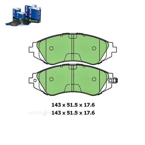 Front Brake Pad Set FOR Daewoo Lacetti Tacuma Holden Epica Proton 97-12 DB1370 