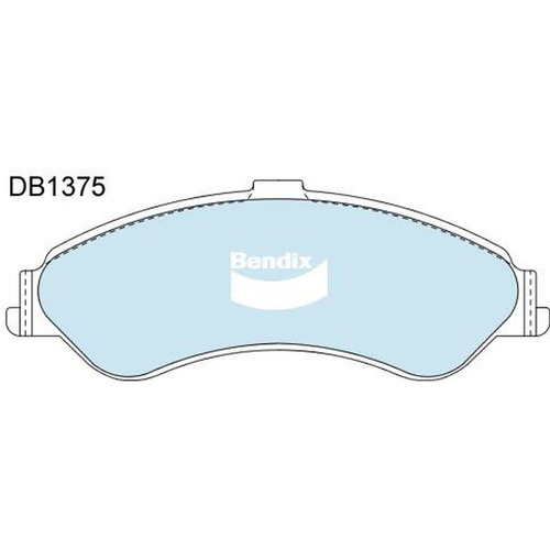 BENDIX GCT DISC BRAKE PAD SET DB1375 GCT