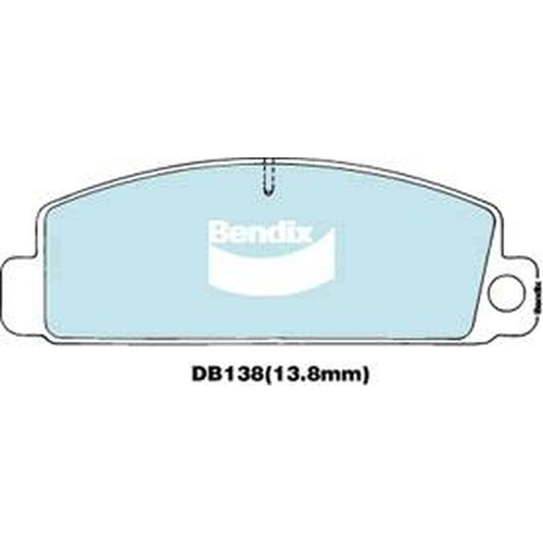 BENDIX GCT DISC BRAKE PAD SET DB138 GCT