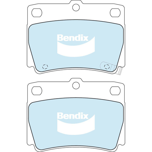 BENDIX ULTIMATE 4WD DISC BRAKE PAD SET DB1390 ULT4WD