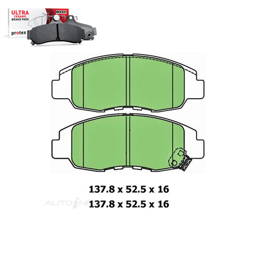 Front Brake Pad Set FOR Honda Accord CL Euro R Civic GLi VTi ES 96-08 DB1391 