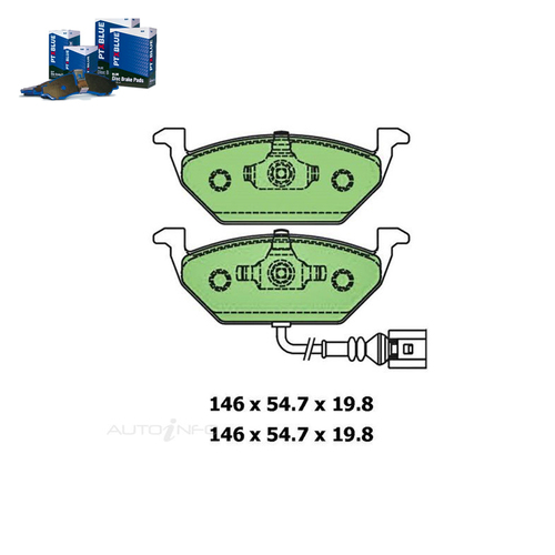 Front Brake Pad Set FOR Audi A3 8L 8P Skoda Volkswagen Beetle Golf 97-15 DB1405 