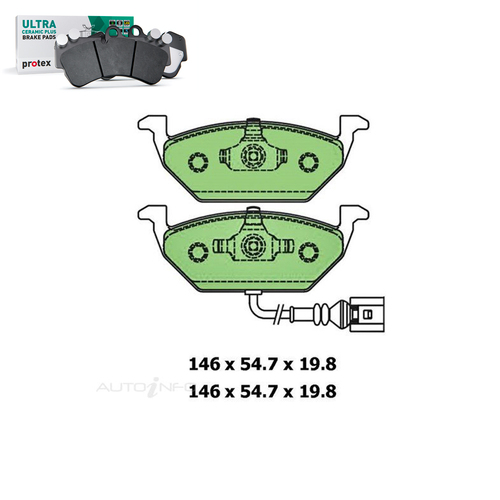 Front Brake Pad Set FOR Audi A3 8L 8P Skoda Volkswagen Beetle Golf 97-15 DB1405 