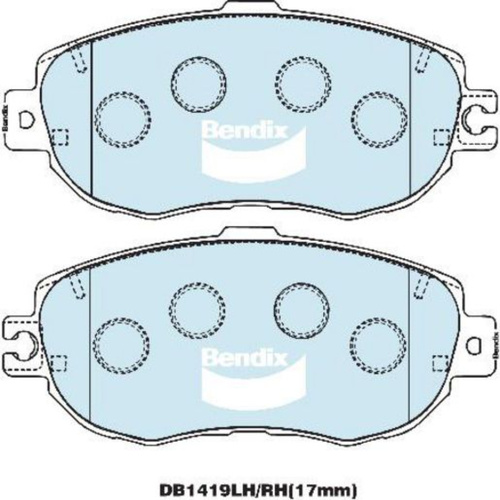 BENDIX HD DISC BRAKE PAD SET DB1419 HD