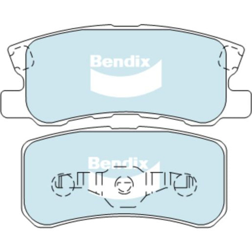 BENDIX ULTIMATE 4WD DISC BRAKE PAD SET DB1464 ULT4WD