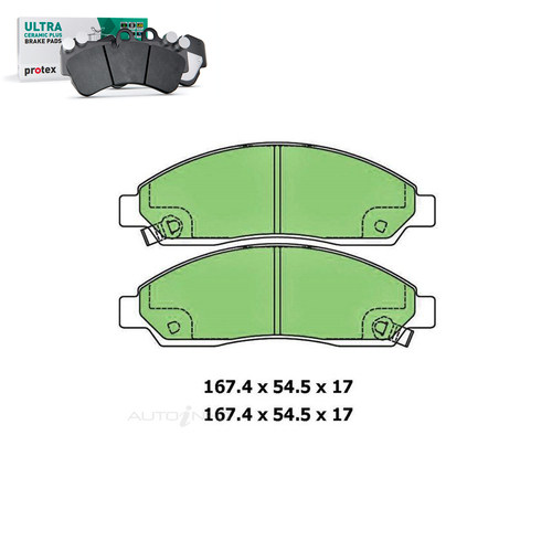 Front Brake Pad Set FOR Holden Rodeo RA 2003-2008 DB1468 