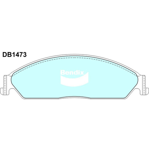BENDIX SRT DISC BRAKE PAD SET DB1473 SRT