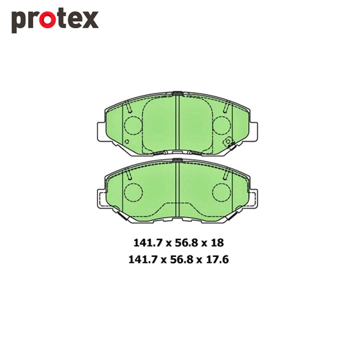 Ultra 4WD Brake Pad Set FOR Honda CR-V Civic Accord Euro Accord DB1481F