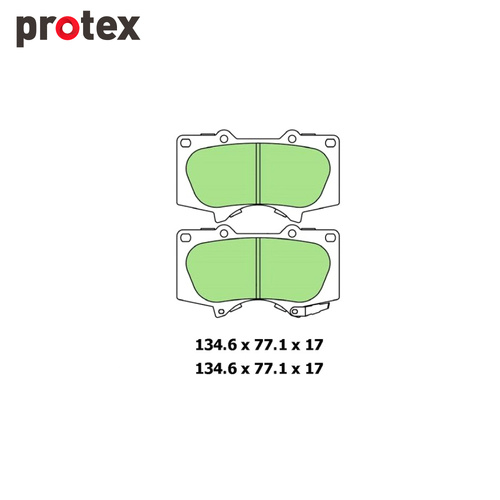 Ultra 4WD Brake Pad Set FOR Toyota Hilux FJ Cruiser Landcruiser Prado DB1482F