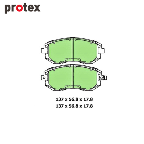 Ultra 4WD Brake Pad Set FOR Subaru BRZ Impreza Liberty Forester Outback DB1491F