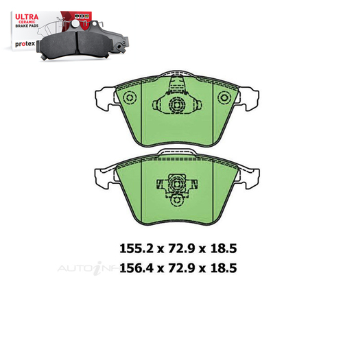 Front Brake Pad Set FOR Ford Focus Turbo Mazda 3 Volvo C70 S40 V40 04-18 DB1658 