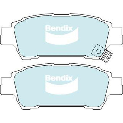 BENDIX GCT DISC BRAKE PAD SET DB1660 GCT