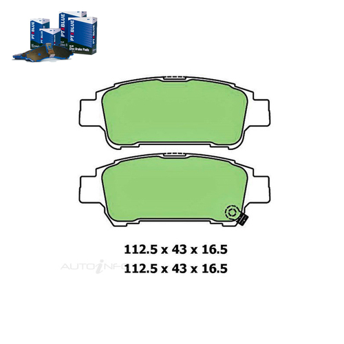 Front Brake Pad Set FOR Honda Civic Hybrid ES FD 2001-2012 DB1662