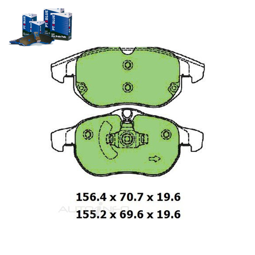 Front Brake Pad Set FOR Holden Vectra CD Saab 9-3 Aero Linear 03-10 DB1664