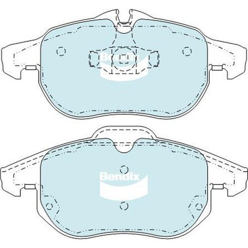 BENDIX GCT DISC BRAKE PAD SET DB1664 GCT
