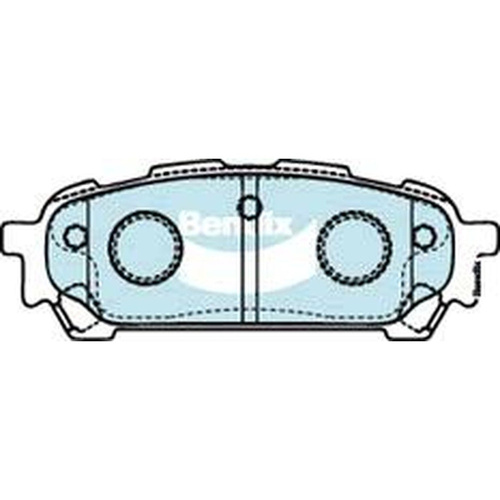 BENDIX HD DISC BRAKE PAD SET DB1672 HD