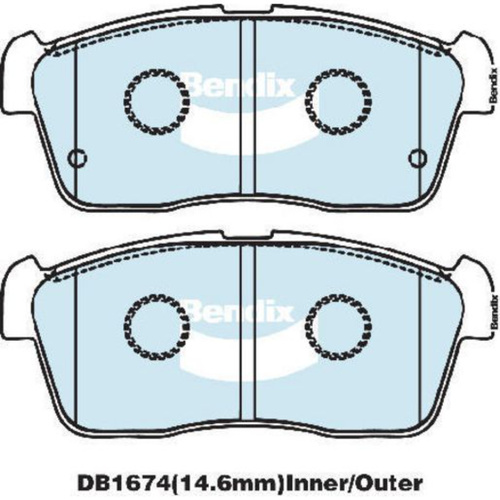 BENDIX HD DISC BRAKE PAD SET DB1674 HD
