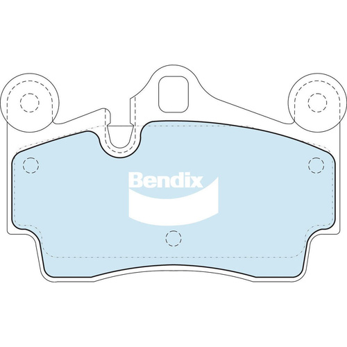 BENDIX ULTIMATE PLUS DISC BRAKE PAD SET DB1677 ULT+