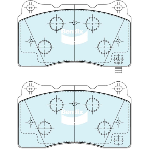 BENDIX EV DISC BRAKE PAD SET DB1678 EV