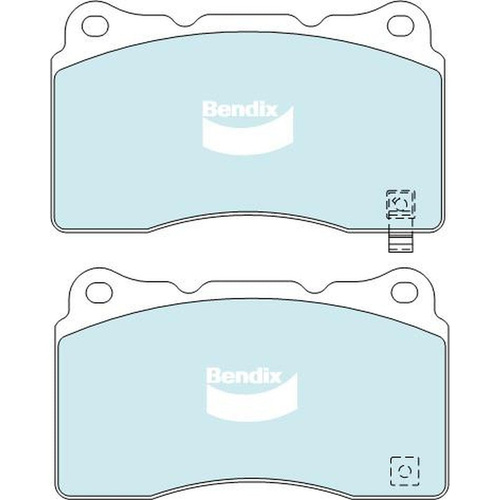 BENDIX HD DISC BRAKE PAD SET DB1678 HD