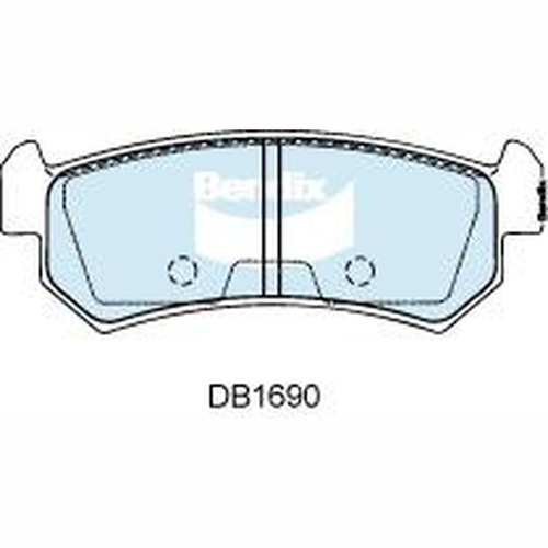 BENDIX GCT DISC BRAKE PAD SET DB1690 GCT