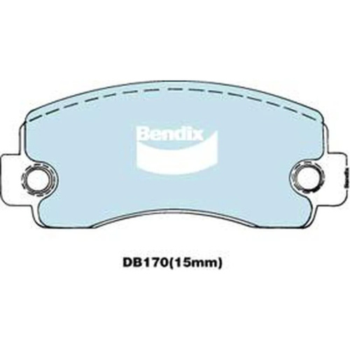 BENDIX 4WD DISC BRAKE PAD SET DB170 4WD