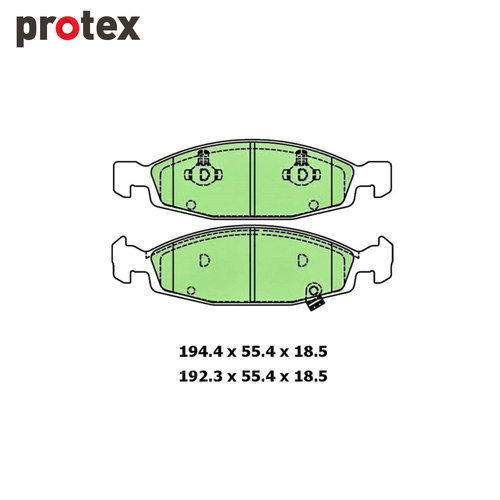 Ultra 4WD Brake Pad Set FOR Jeep Cherokee Grand Cherokee DB1715F