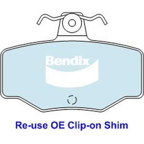 BENDIX GCT DISC BRAKE PAD SET DB1718 GCT