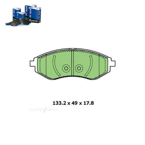 Front Brake Pad Set FOR Daewoo Kalos T200 Holden Barina TK 2003-2011 DB1725