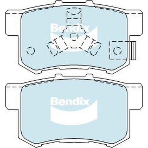 BENDIX GCT DISC BRAKE PAD SET DB1728 GCT