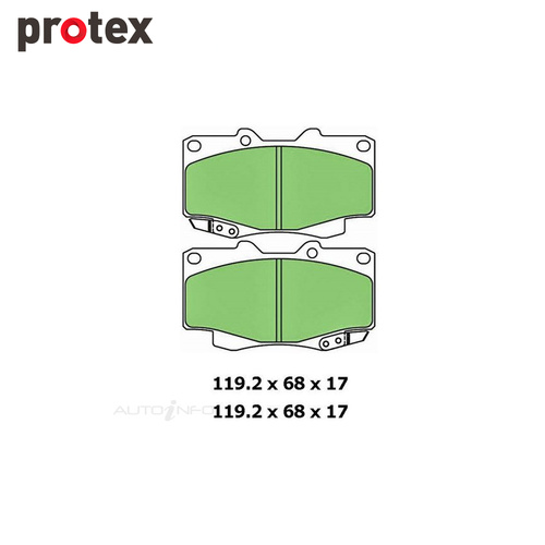 Front Brake Pad Set FOR Toyota Hilux KUN25R KUN26R GGN25R SR SR5 05-15 DB1739
