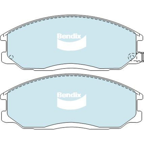 BENDIX GCT DISC BRAKE PAD SET DB1745 GCT