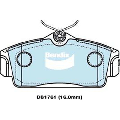 BENDIX GCT DISC BRAKE PAD SET DB1761 GCT