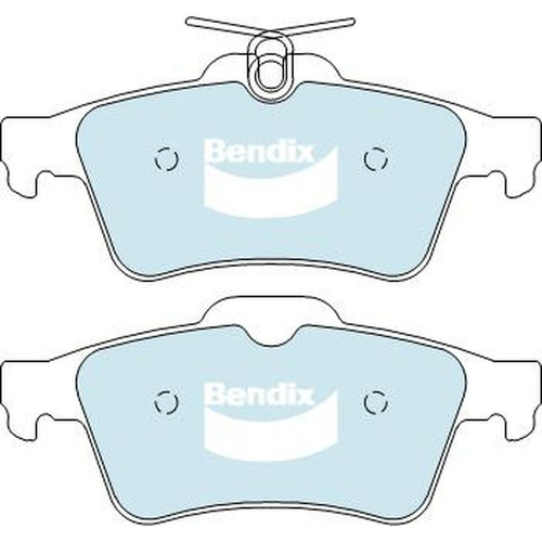 BENDIX GCT DISC BRAKE PAD SET DB1763 GCT